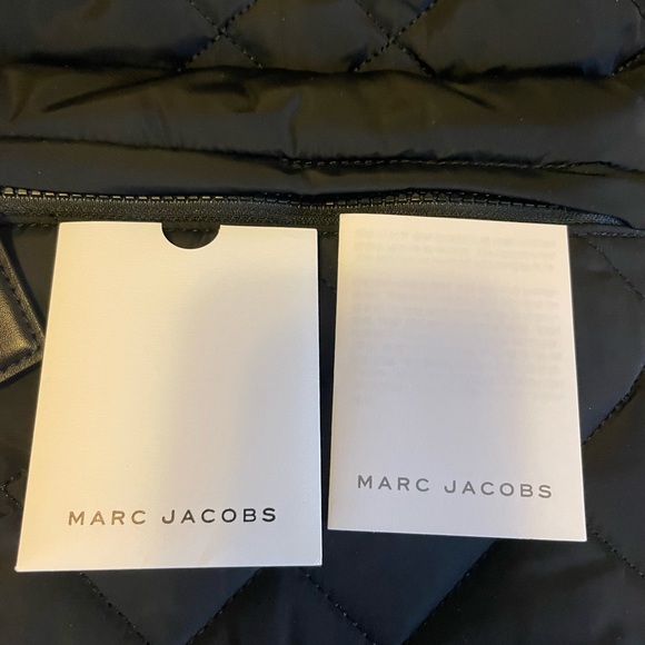 Marc Jacobs black quilted backpack nwot